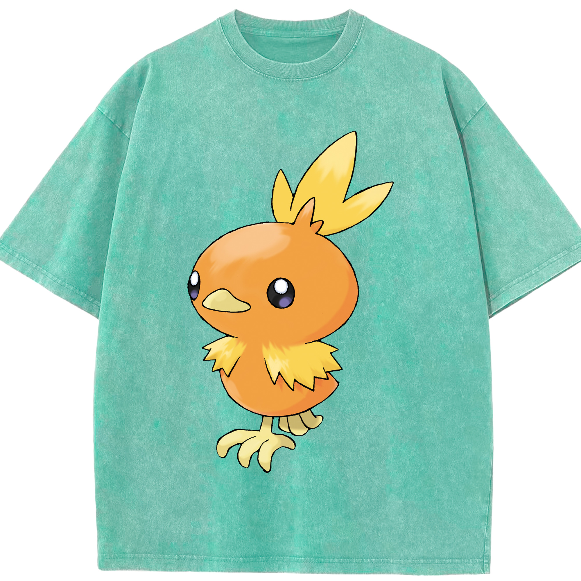 （画像用） ポケットモンスター Pokémon 綿100% ヴィンテージ風 半袖Tシャツ（フロントプリント）